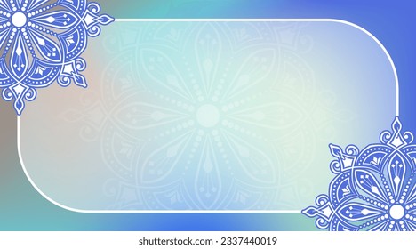 simple background, decorative mandala ornament