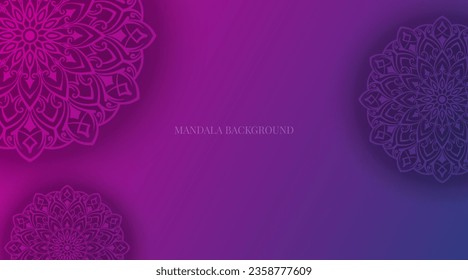 simple background, decorative mandala ornament