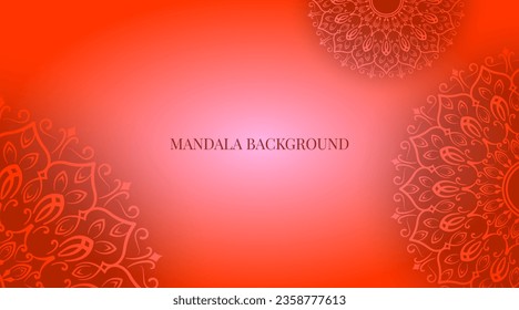 simple background, decorative mandala ornament