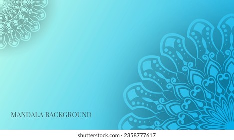 simple background, decorative mandala ornament