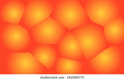 Simple background design with orange 3d shape pattern.