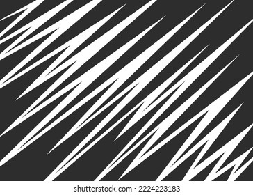 Simple background with diagonal sharp and zigzag line pattern