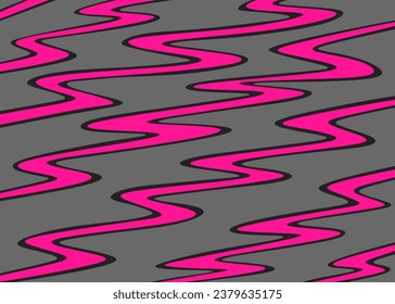 Simple background with diagonal wavy lines pattern