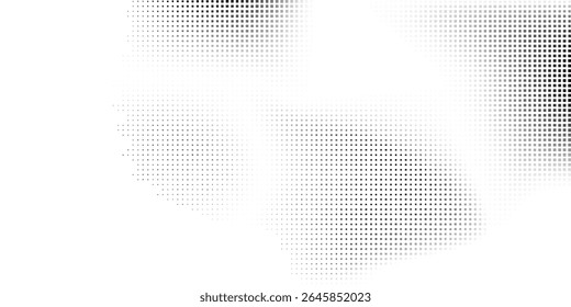 Textura de gradiente de meio-tom pontilhado de plano de fundo simples. Plano de fundo de ponto de polca de fuga. Ponto repetitivo moderno abstrato simples
