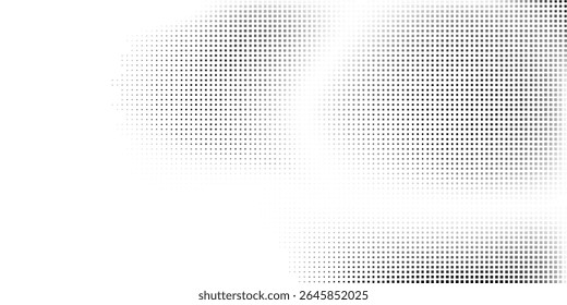 Textura de gradiente de meio-tom pontilhado de plano de fundo simples. Plano de fundo de ponto de polca de fuga. Repetindo ponto moderno abstrato simples arte