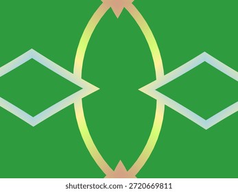 simple background with dynamic line art shape