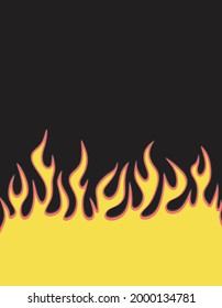 Simple background with flame pattern