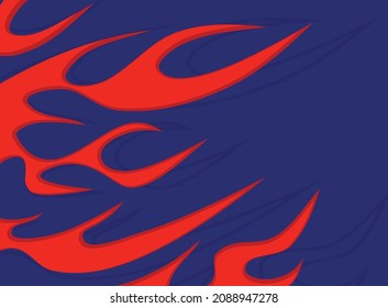 Simple background with flame pattern