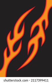 Simple background with flame pattern