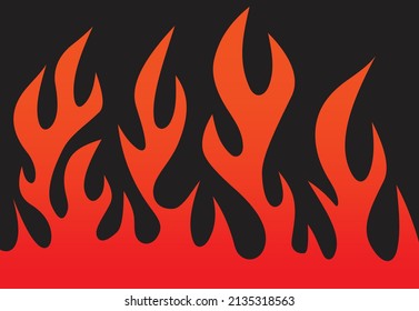 Simple background with flame pattern