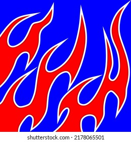 Simple background with flame pattern