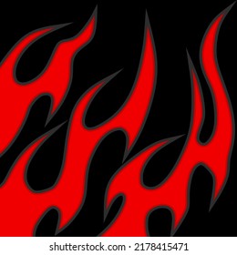 Simple background with flame pattern