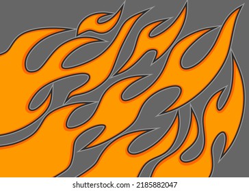 Simple background with flame pattern