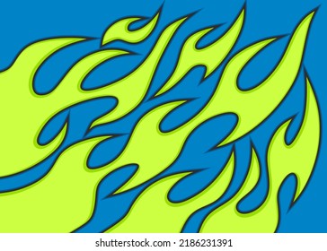 Simple background with flame pattern