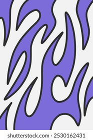 Fundo simples com padrão de chama