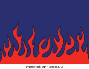 Simple background with flame pattern and some copy space area