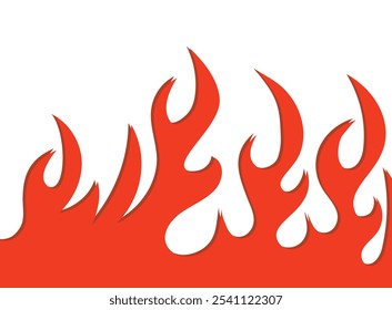 Fundo simples com padrão de chama e com alguma área de espaço de cópia