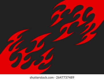 Fundo simples com padrão de chama e com alguma área de espaço de cópia
