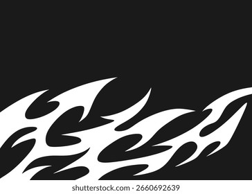 Simple background with flame pattern and with some copy space area