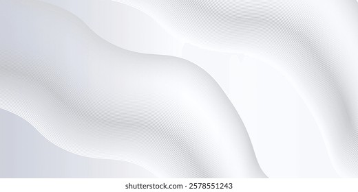 Simple background with flowing lines. Digital future technology concept lines modern simple