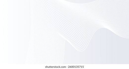 Simple background with flowing lines. Digital future technology art abstract simple