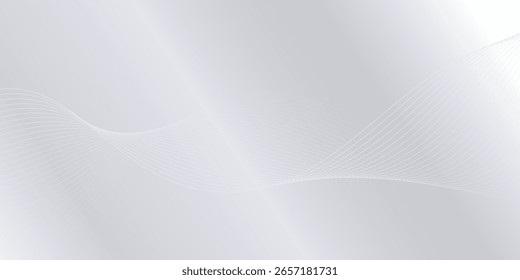Simple background with flowing lines. Digital future technology abstract modern art