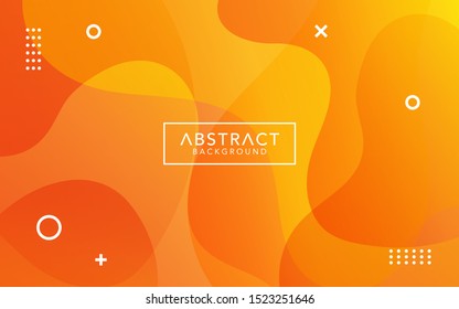 Simple background with fluid orange gradient.