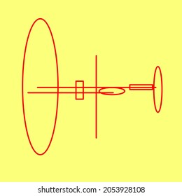 Geométrica de fondo simple consistente en línea, círculo, cuadrado. Adecuado para imprimir en ropa, vidrio, paredes, portaobjetos