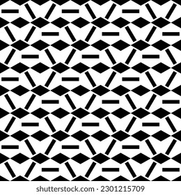 simple background geometric triangle polka dot vector. seamless pattern abstract geometric graphic design hexagon geometric shapes print pattern. black and white background. ceramic tile pattern.