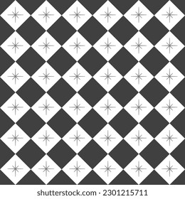 simple background geometric triangle polka dot vector. seamless pattern abstract geometric graphic design hexagon geometric shapes print pattern. black and white background. ceramic tile pattern.