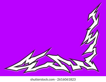 Simple background with geometric tribal pattern and with some copy space area