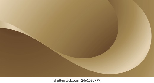 simple background with golden waving line 