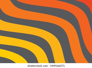 Simple background with gradient color waving lines