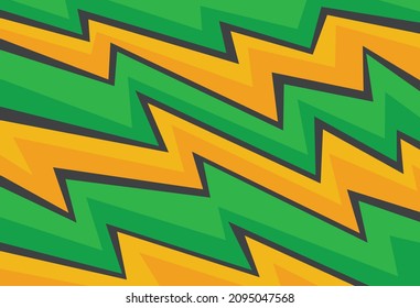 Simple background with gradient color zigzag pattern