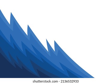 Simple background with gradient color zigzag pattern and some copy space area