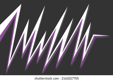 Simple background with gradient color zigzag pattern