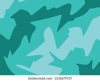 Simple background with gradient and colorful waving lines pattern