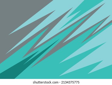 Simple background with gradient and colorful zigzag pattern