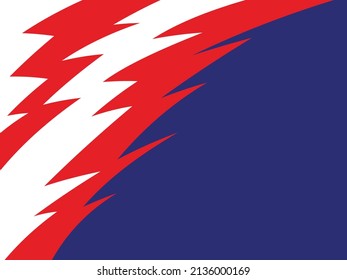 Simple background with gradient and colorful zigzag pattern and with some copy space area