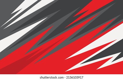 Simple background with gradient and colorful zigzag pattern