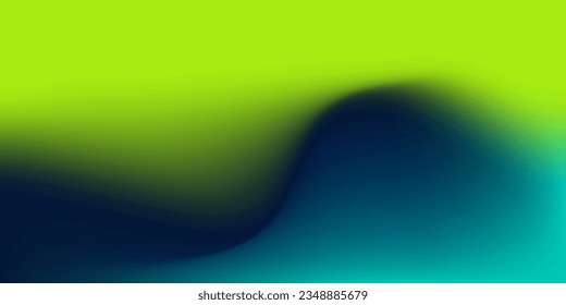 Simple Background with gradient green light and tosca.can be used for landing pages or product backgrounds, promotions or banners