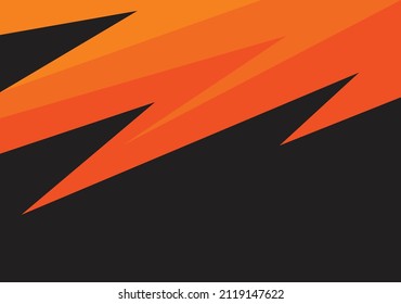 Simple background with gradient orange color zigzag pattern and some copy space area