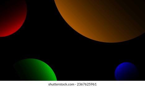 Simple background with gradient orange color. Copy space of minimal backdrop.