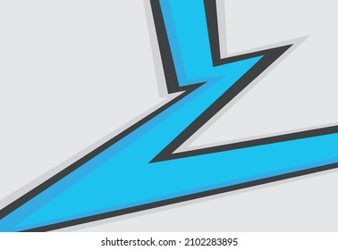 Simple background with gradient polygonal and zigzag pattern and with some copy space area