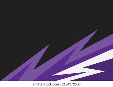 Fondo simple con un patrón de zigzag de color púrpura degradado y con un área de copia