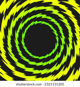 Simple background with gradient spiral spikes pattern and with some copy space area