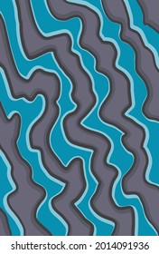 Simple background with gradient waving lines pattern