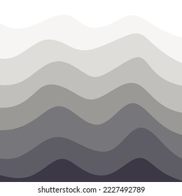 Simple background with gradient wavy line pattern