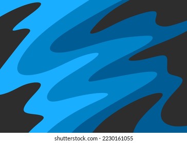 Simple background with gradient wavy line pattern