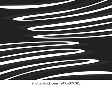 Simple background with gradient wavy lines pattern